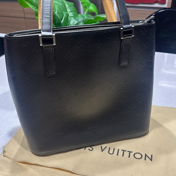 Louis Vuitton Monogram Mat Stockton in Pewter - Picture 3 of 16